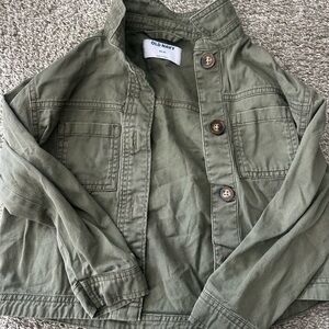 Old Navy Kids Olive Green Jacket